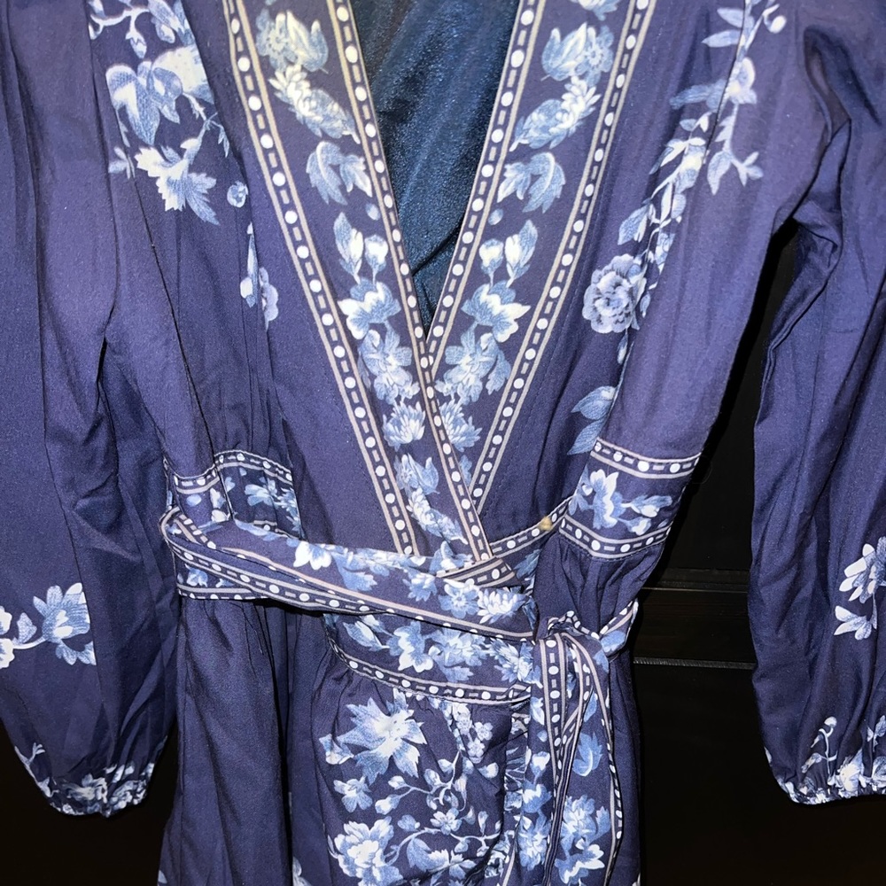 Floral wrap dress